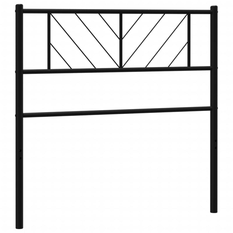 Metal Headboard Black 90 cm Payday Deals