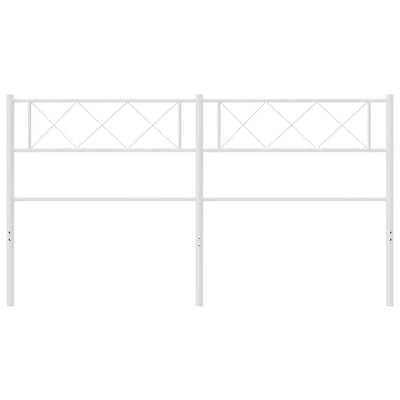 Metal Headboard White 137 cm Double Payday Deals