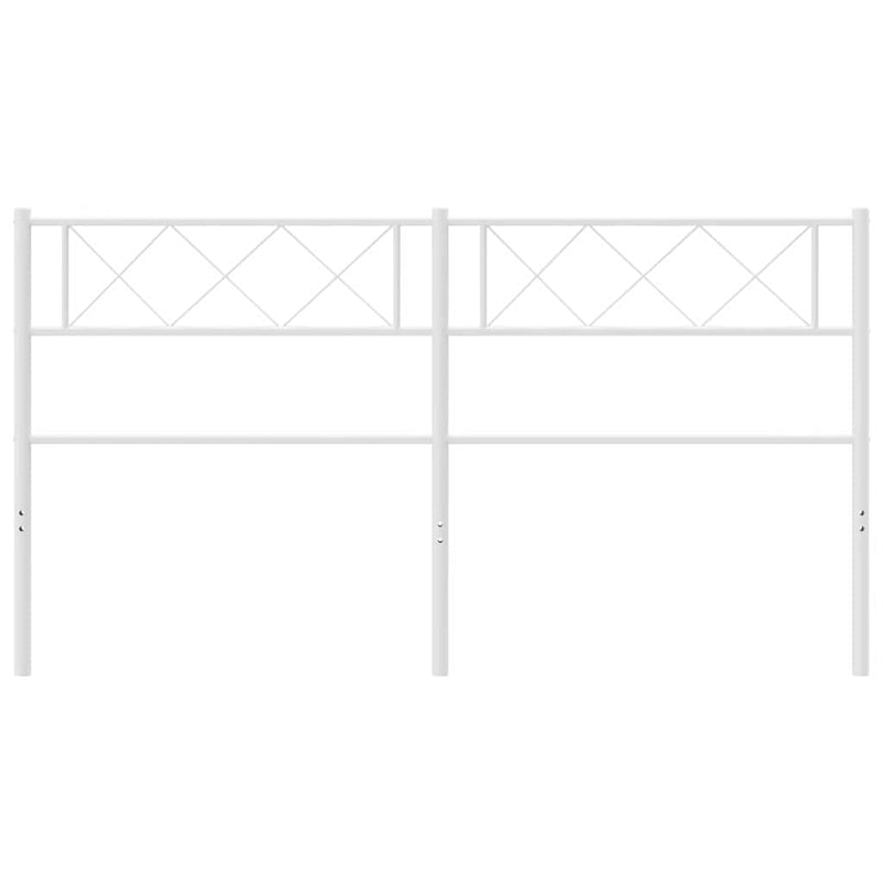 Metal Headboard White 137 cm Double Payday Deals