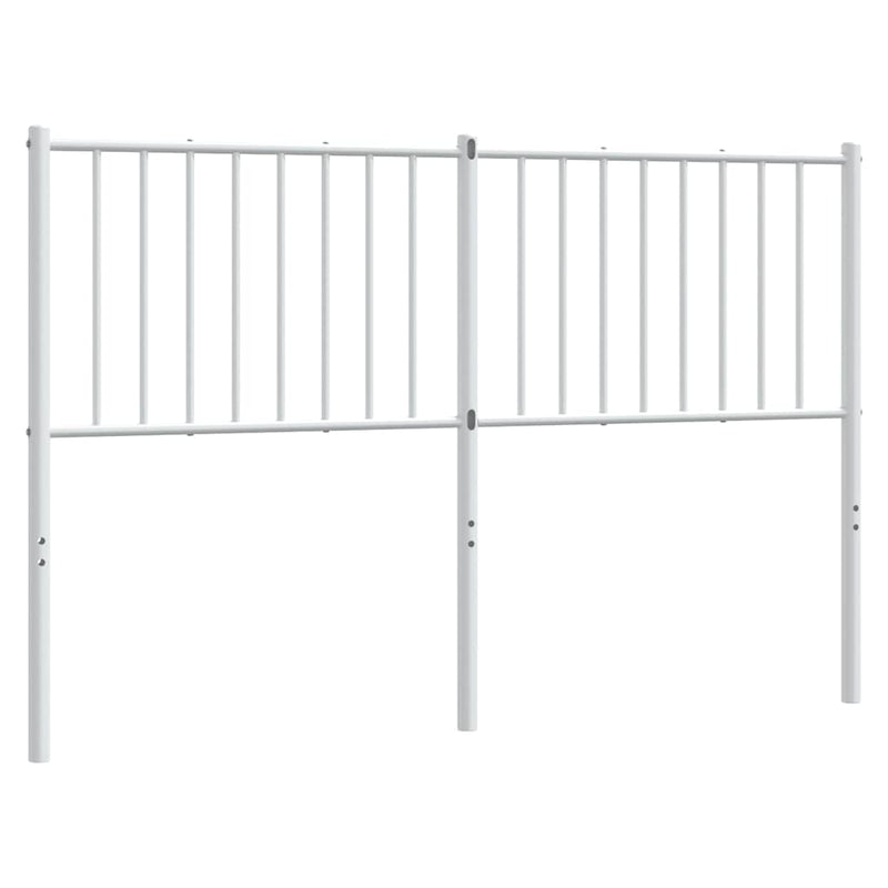 Metal Headboard White 137 cm Double Payday Deals