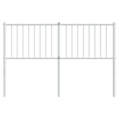 Metal Headboard White 137 cm Double Payday Deals