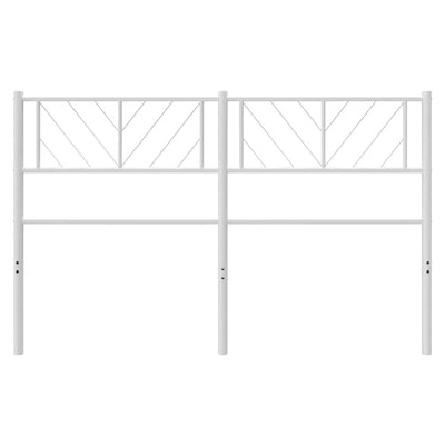 Metal Headboard White 137 cm Double Payday Deals