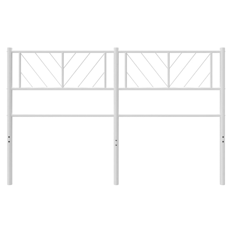 Metal Headboard White 137 cm Double Payday Deals