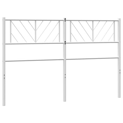 Metal Headboard White 137 cm Double Payday Deals