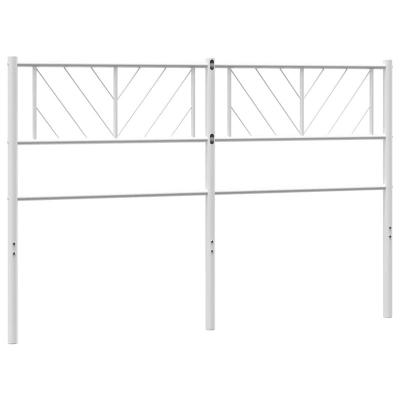 Metal Headboard White 137 cm Double Payday Deals