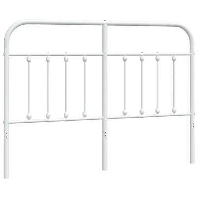 Metal Headboard White 137 cm Double Payday Deals