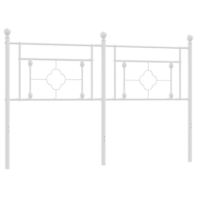 Metal Headboard White 152 cm Queen Payday Deals