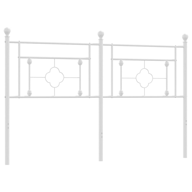 Metal Headboard White 152 cm Queen Payday Deals
