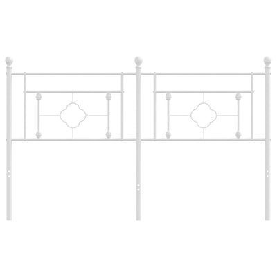 Metal Headboard White 152 cm Queen Payday Deals