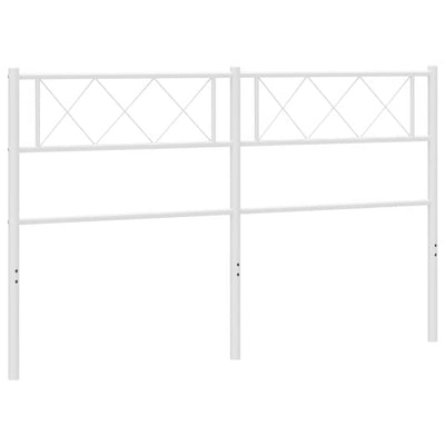 Metal Headboard White 152 cm Queen Payday Deals