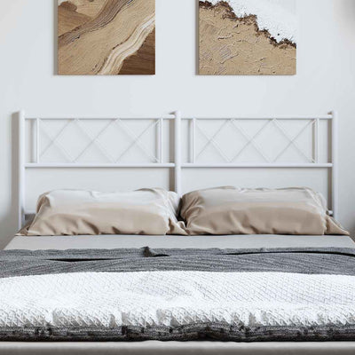 Metal Headboard White 152 cm Queen Payday Deals