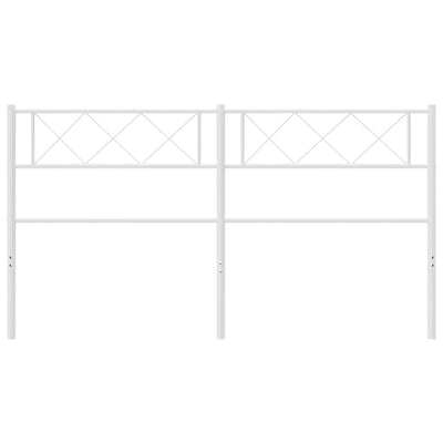 Metal Headboard White 152 cm Queen Payday Deals