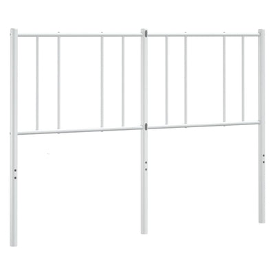 Metal Headboard White 152 cm Queen Payday Deals
