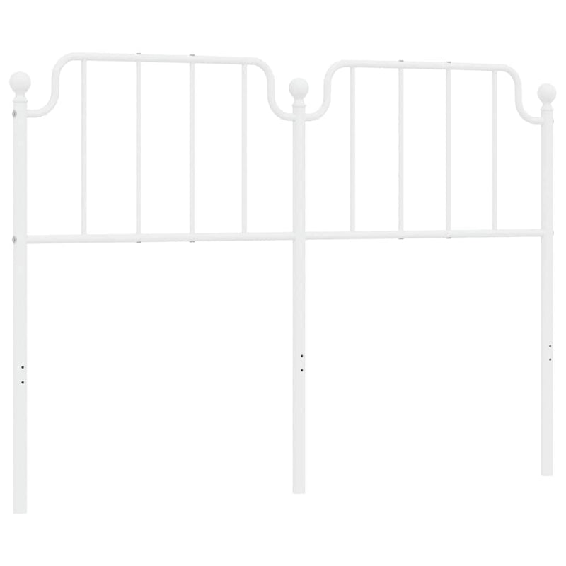 Metal Headboard White 152 cm Queen Payday Deals