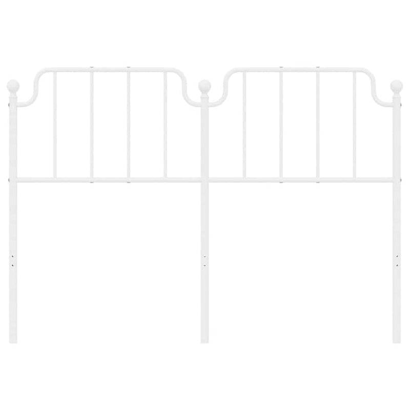 Metal Headboard White 152 cm Queen Payday Deals