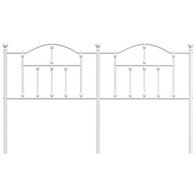 Metal Headboard White 183 cm King Payday Deals