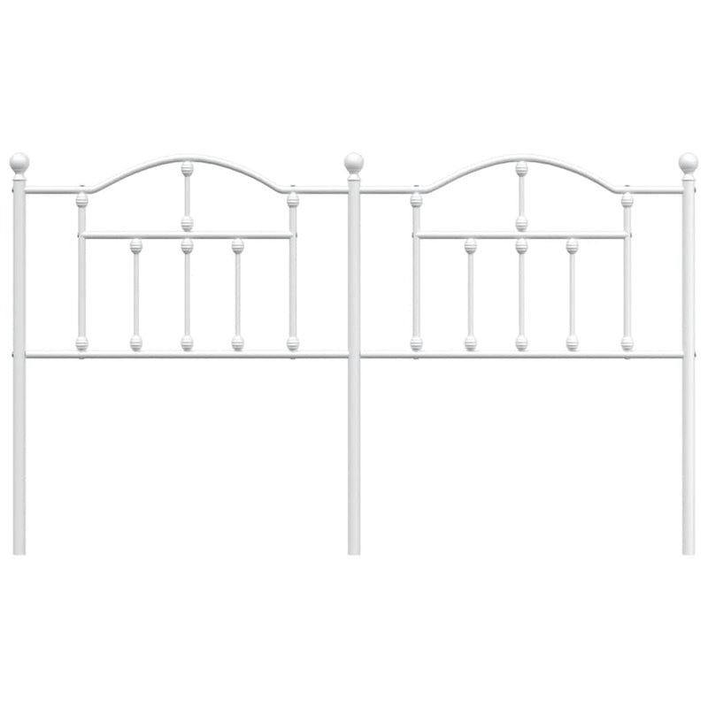 Metal Headboard White 183 cm King Payday Deals