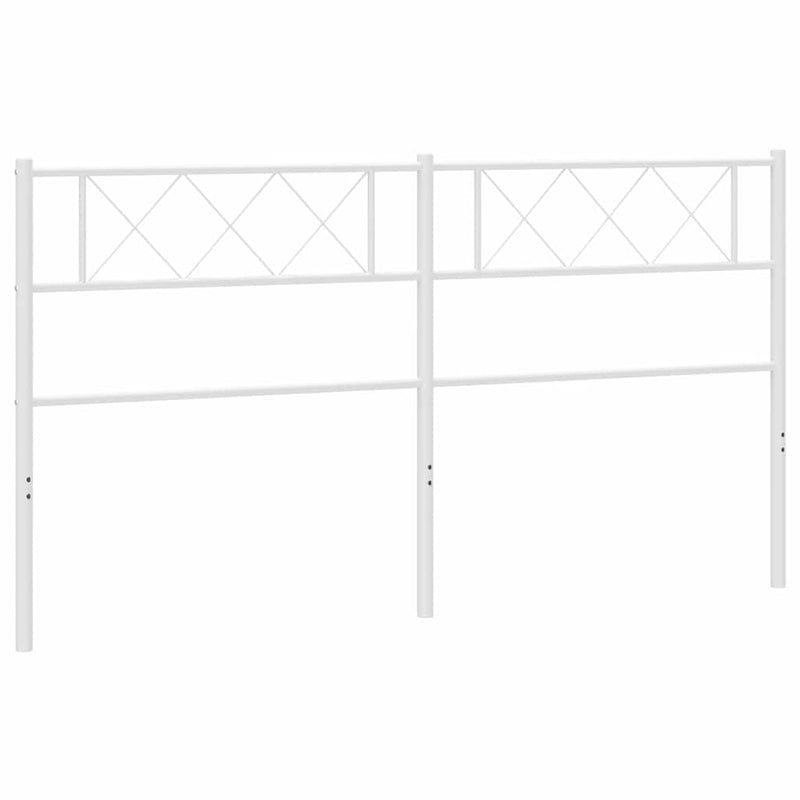 Metal Headboard White 183 cm King Payday Deals