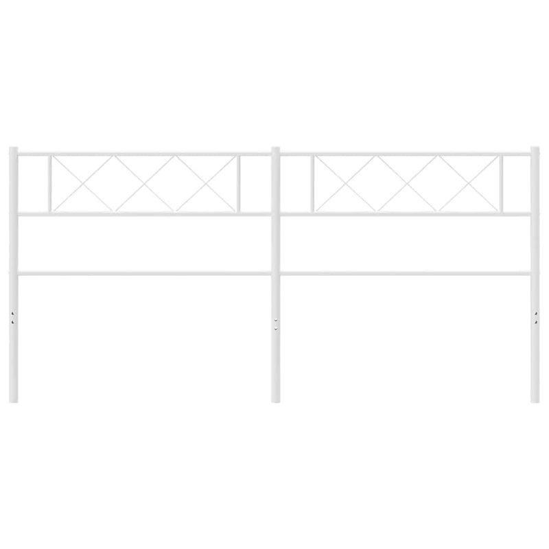 Metal Headboard White 183 cm King Payday Deals