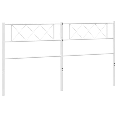 Metal Headboard White 183 cm King Payday Deals