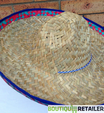 Mexican SOMBRERO Fancy Dress Straw Party Costume Hat Cap Spanish Payday Deals