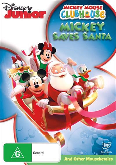 Mickey Mouse Clubhouse - Mickey Saves Santa And Other Mouseketales DVD