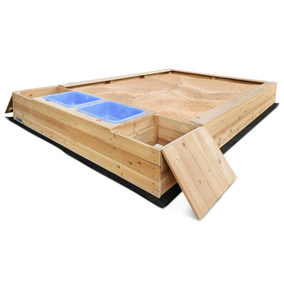 Mighty Sandpit with Wooden Cover Payday Deals