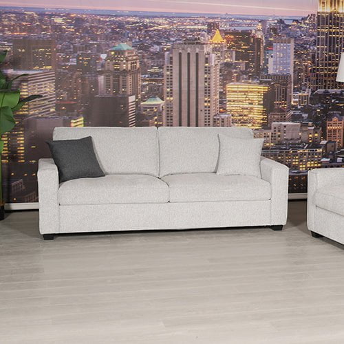 Milano 3 Seater Sofa Set Polyester Fabric Multilayer Two Pillows Attached Individual Pocket Spring Payday Deals