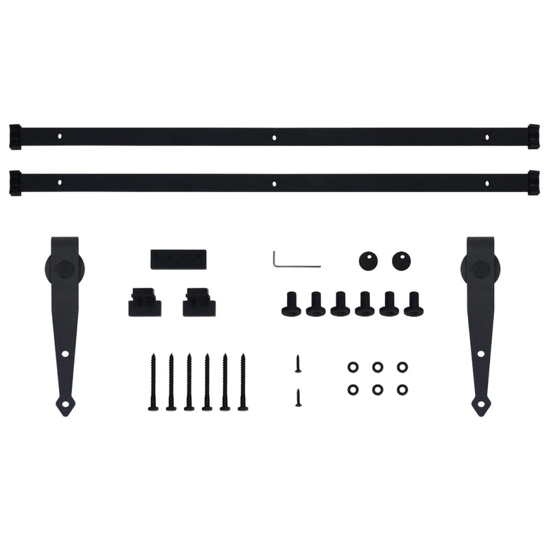 Mini Sliding Cabinet Door Kit Carbon Steel 183 cm Payday Deals
