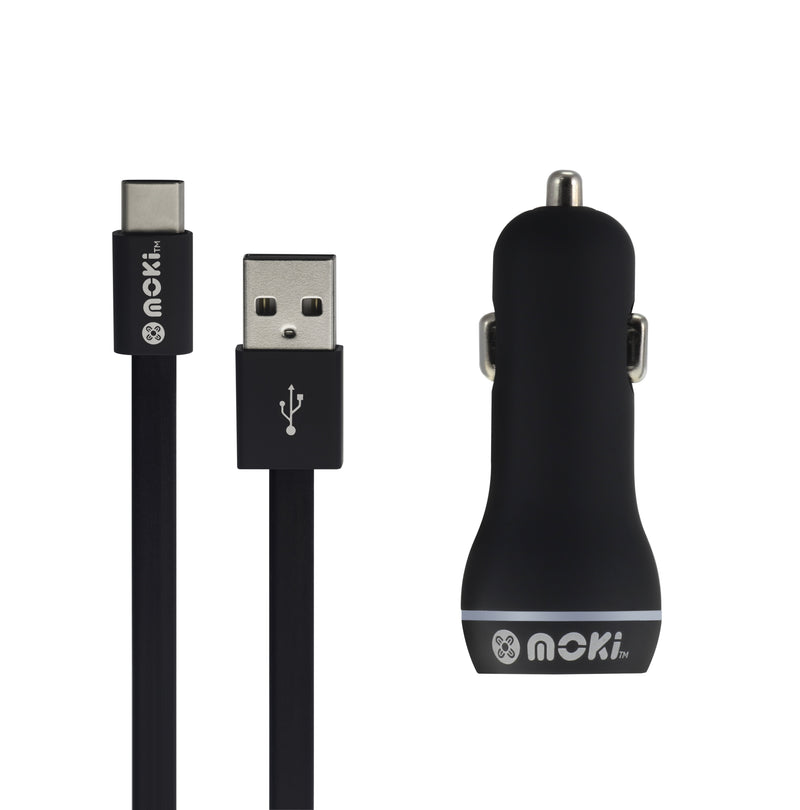 MOKI Type-C SynCharge Cable + Car Charger Payday Deals
