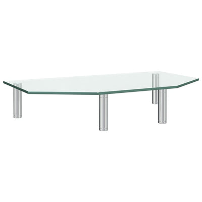 Monitor Stand 45x26x8.6 cm Transparent Glass Payday Deals
