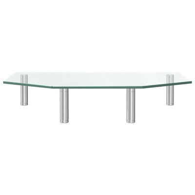Monitor Stand 45x26x8.6 cm Transparent Glass Payday Deals