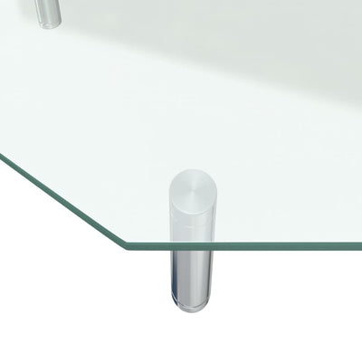 Monitor Stand 45x26x8.6 cm Transparent Glass Payday Deals