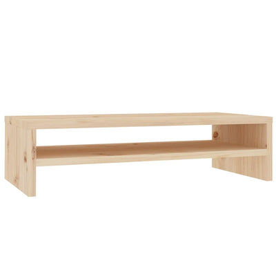 Monitor Stand 50x24x13 cm Solid Wood Pine Payday Deals