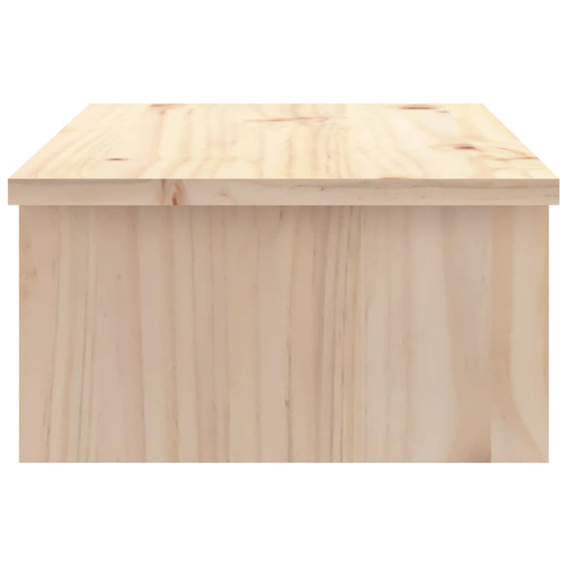 Monitor Stand 50x27x15 cm Solid Wood Pine Payday Deals