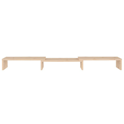 Monitor Stand 80x24x10.5 cm Solid Wood Pine Payday Deals