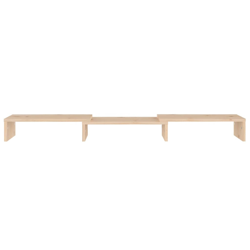 Monitor Stand 80x24x10.5 cm Solid Wood Pine Payday Deals