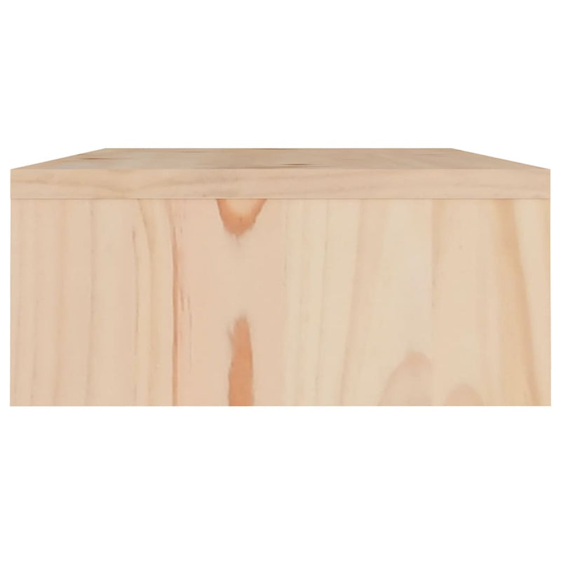 Monitor Stand 80x24x10.5 cm Solid Wood Pine Payday Deals