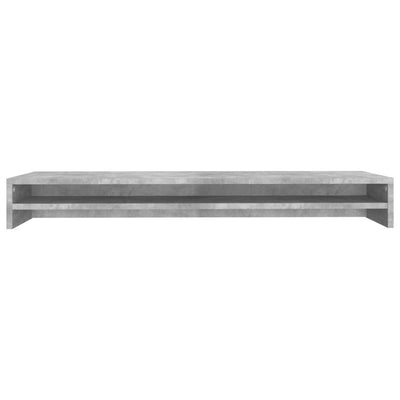 Monitor Stand Concrete Grey 100x24x13 cm Engineered Wood Payday Deals