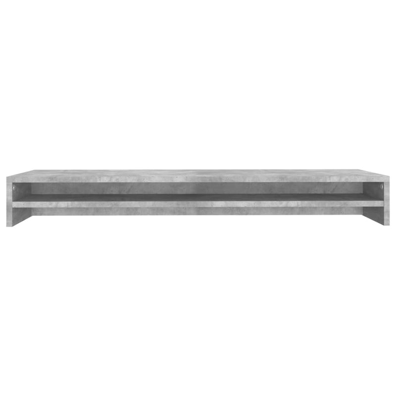 Monitor Stand Concrete Grey 100x24x13 cm Engineered Wood Payday Deals