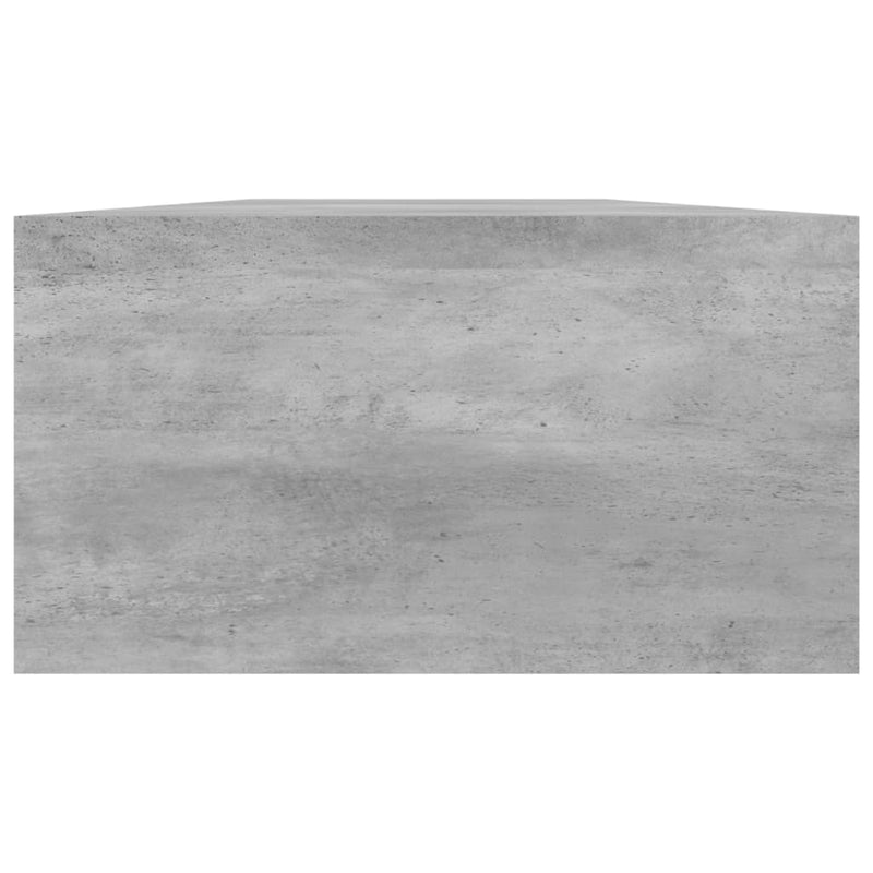 Monitor Stand Concrete Grey 100x24x13 cm Engineered Wood Payday Deals