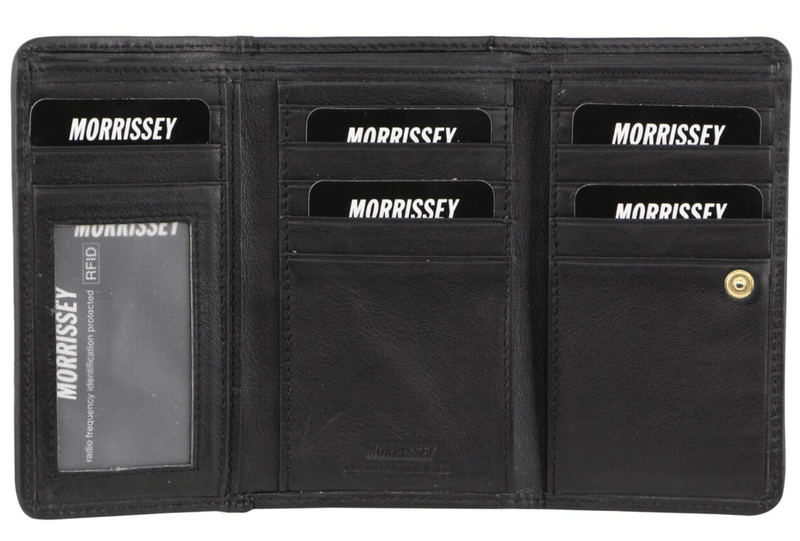 Morrissey Womens Card Holder Leather Wallet Coin Clutch Purse Organizer Cute Girl Ladies - Navy Payday Deals