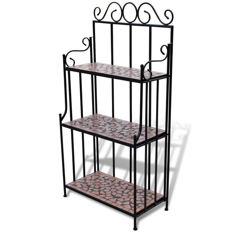 Mosaic Plant Stand Terracotta Payday Deals