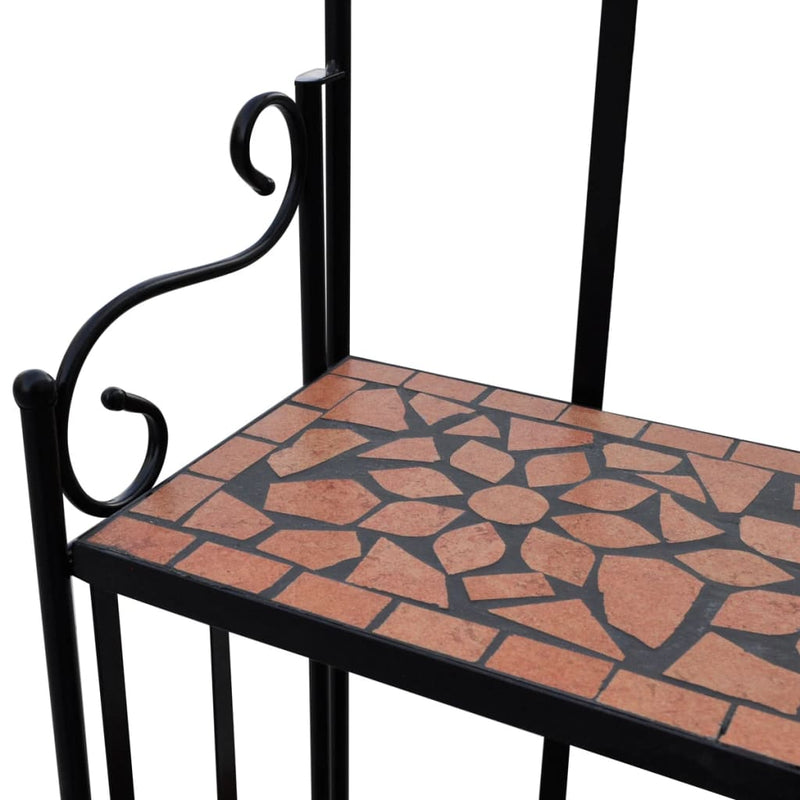 Mosaic Plant Stand Terracotta Payday Deals