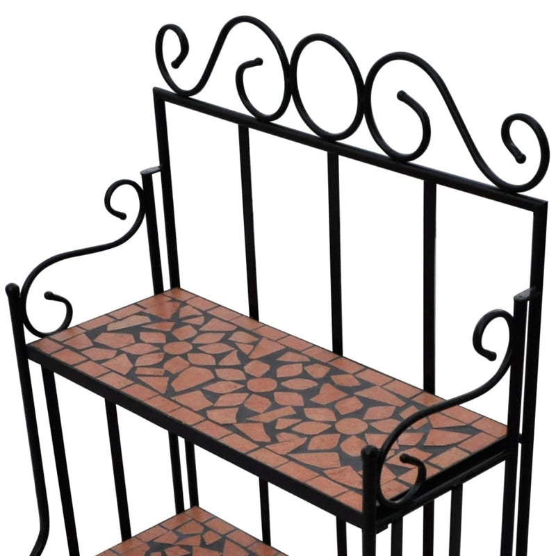 Mosaic Plant Stand Terracotta Payday Deals