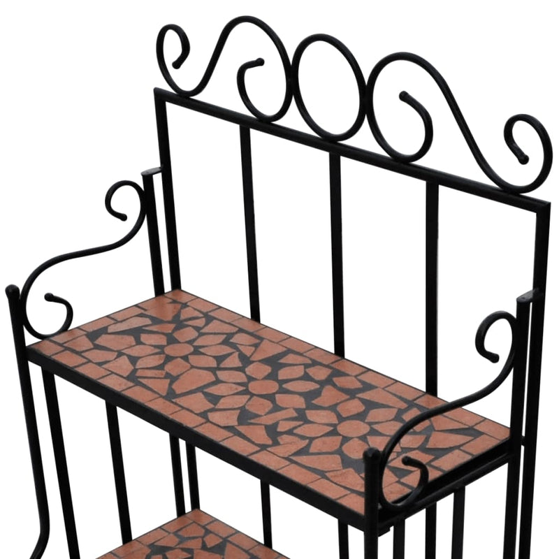 Mosaic Plant Stand Terracotta Payday Deals