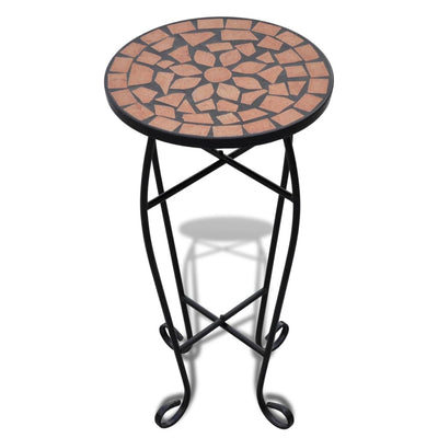 Mosaic Side Table Plant Table Terracotta Payday Deals