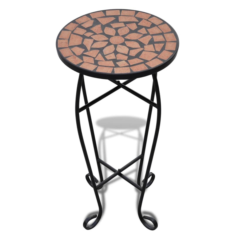 Mosaic Side Table Plant Table Terracotta Payday Deals