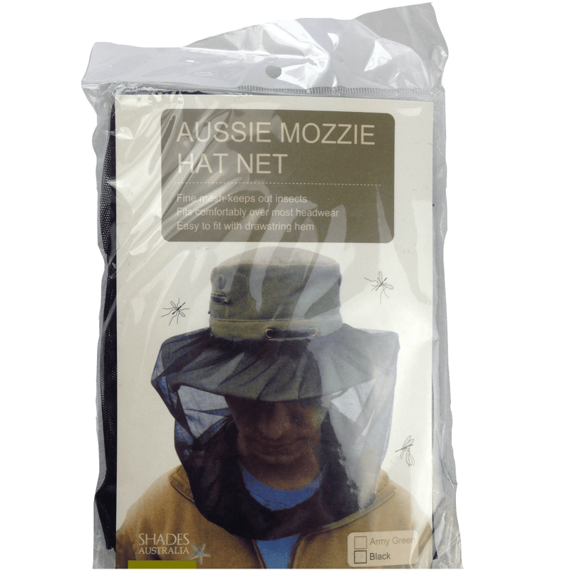 Mosquito Hat Net Head Protector Bee Bug Mesh Insect Mozzie Fishing Fly - Black Payday Deals