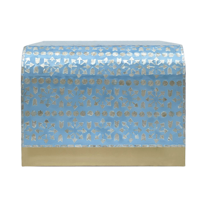 MOTHER OF PEARL MEDITERRANEAN BREEZE LOW PROFILE COFFEE TABLE Payday Deals